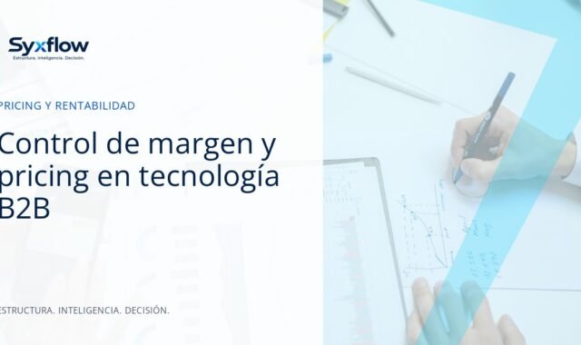 Ejecutivos de finanzas y tecnología analizando gráficos de rentabilidad y costos en una oficina iluminada